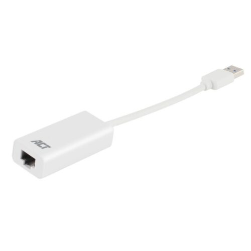 ACT AC4410 | USB 3.2 Gen1 Gigabit Ethernet Adapter | 1000 Mbps | Wit