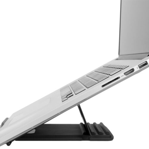 Mobiparts Laptopstandaard | Metaal | Zwart | Geschikt tot 17.3"
