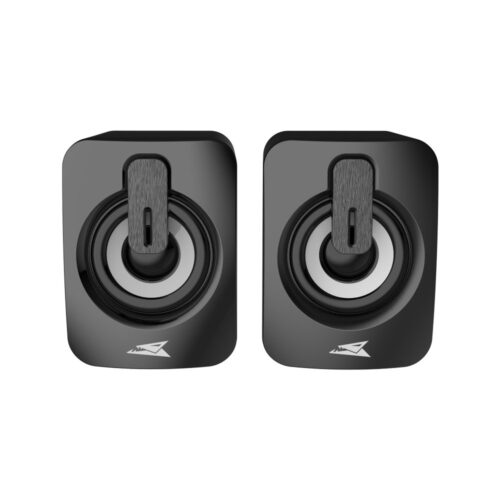 Baracuda SEASHELL Rainbow | 2.0 Stereo Luidsprekerset USB | 2x3000mW | Zwart